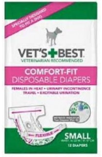 Perfect Fit Washable Female Diaper Navy Small/Medium