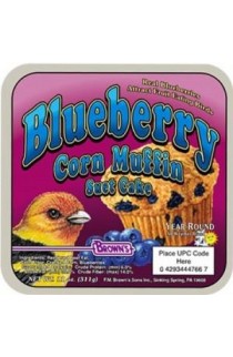 F.M. Brown's Garden Chic! Blueberry Corn Muffin Suet 8/11oz