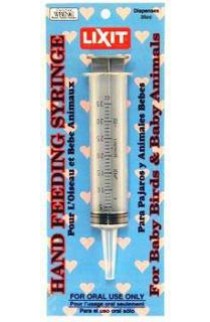 Lixit Hand Feeding Syringe 35cc