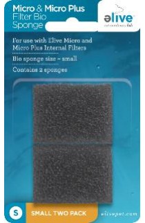Elive Micro Filter Replacement Sponge 2pck