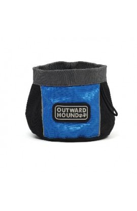 Kyjen Outward Hound Port-A-Bowl Small 24 oz. Blue