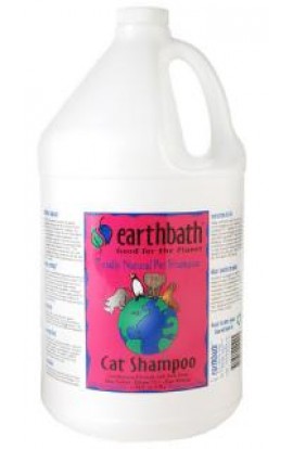 Earthbath Cat Shampoo 2-IN-1 Conditioning Shampoo, Light Wild Cherry Essence, 1 Gallon