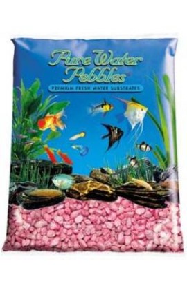 Nature's Ocean Pure Water Pebble Frost Pastel Pink 5lb 6pk