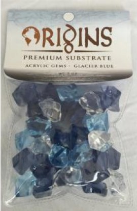 Bio Bubble Origins Series Acrylic Gems - Glacier Blue (5oz Bag)