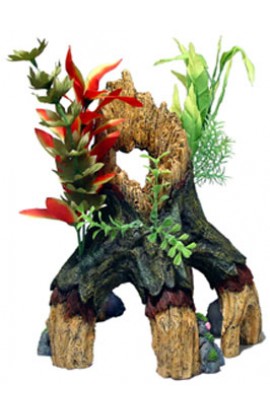 Resin Ornament - Large Floral Mangrove Tree Trunk