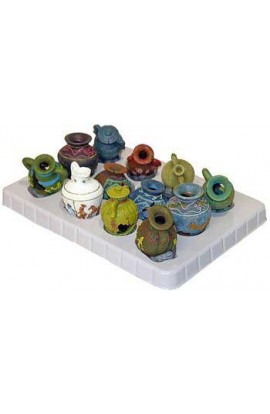 Resin Ornament - Mini Vase Disp Asst 12pk