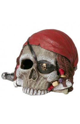 Resin Ornament - Pirate Skull 3"