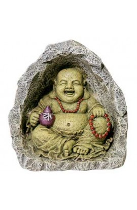 Resin Ornament - Buddha In Cave 5"