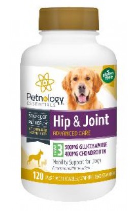 Petnology Level 3 Hip & Joint Chew Dog 120ct