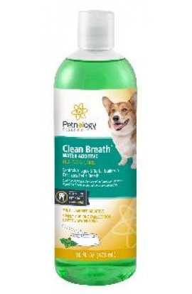 Petnology Clean Breath Water Additive Dog 16z