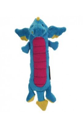 GoDog Skinny Dragon Blue W/Chew Guard Small