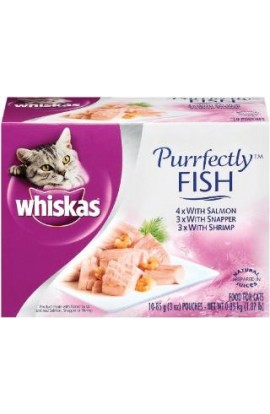 Mars Whiskas Purrfect Fish Variety 4-10/3Z Cans