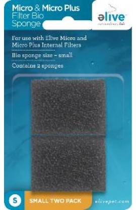 Elive Micro Filter Replacement Sponge 2pck