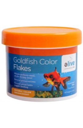 Elive Color Goldfish Flake Food .5z