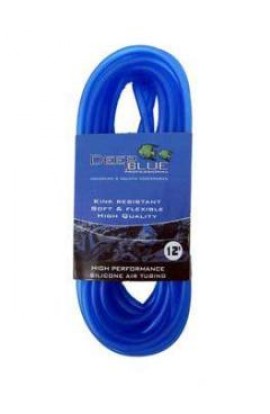Deep Blue High Performance Silicone Air Tubing 12 ft. Blue