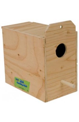 Ware Wood Nesting Box Lovebird Reverse