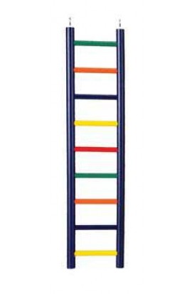 Ph Hardwood Ladder 9 - rung,18"